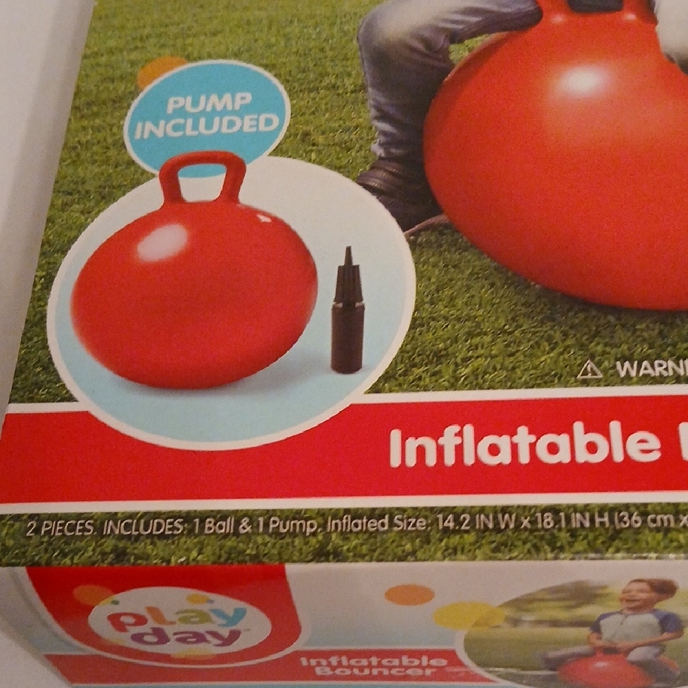 Red Inflatable Bouncer for Kids - Picture 5 of 5
